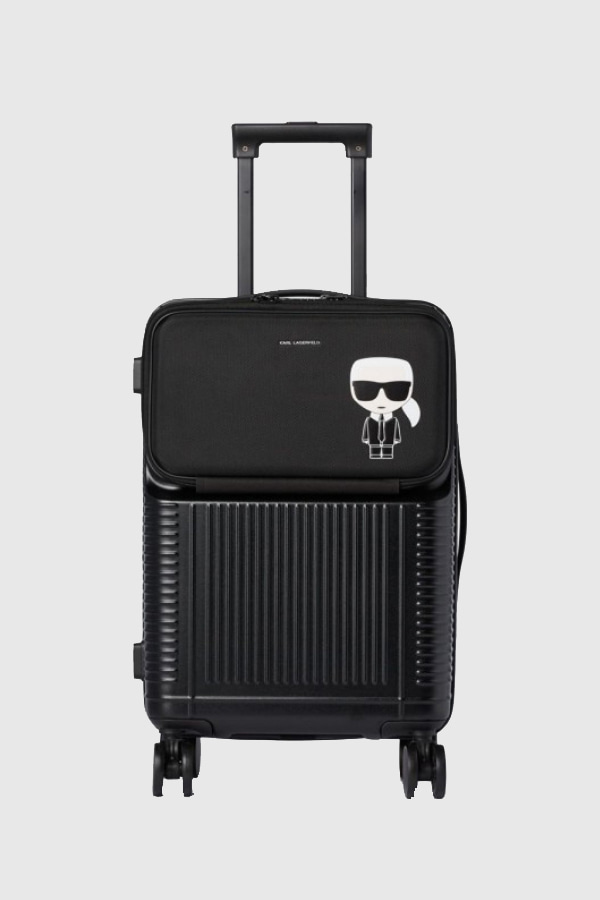 MEDIUM SIZED TROLLEY KARL LAGERFELD - Α999 BLACK